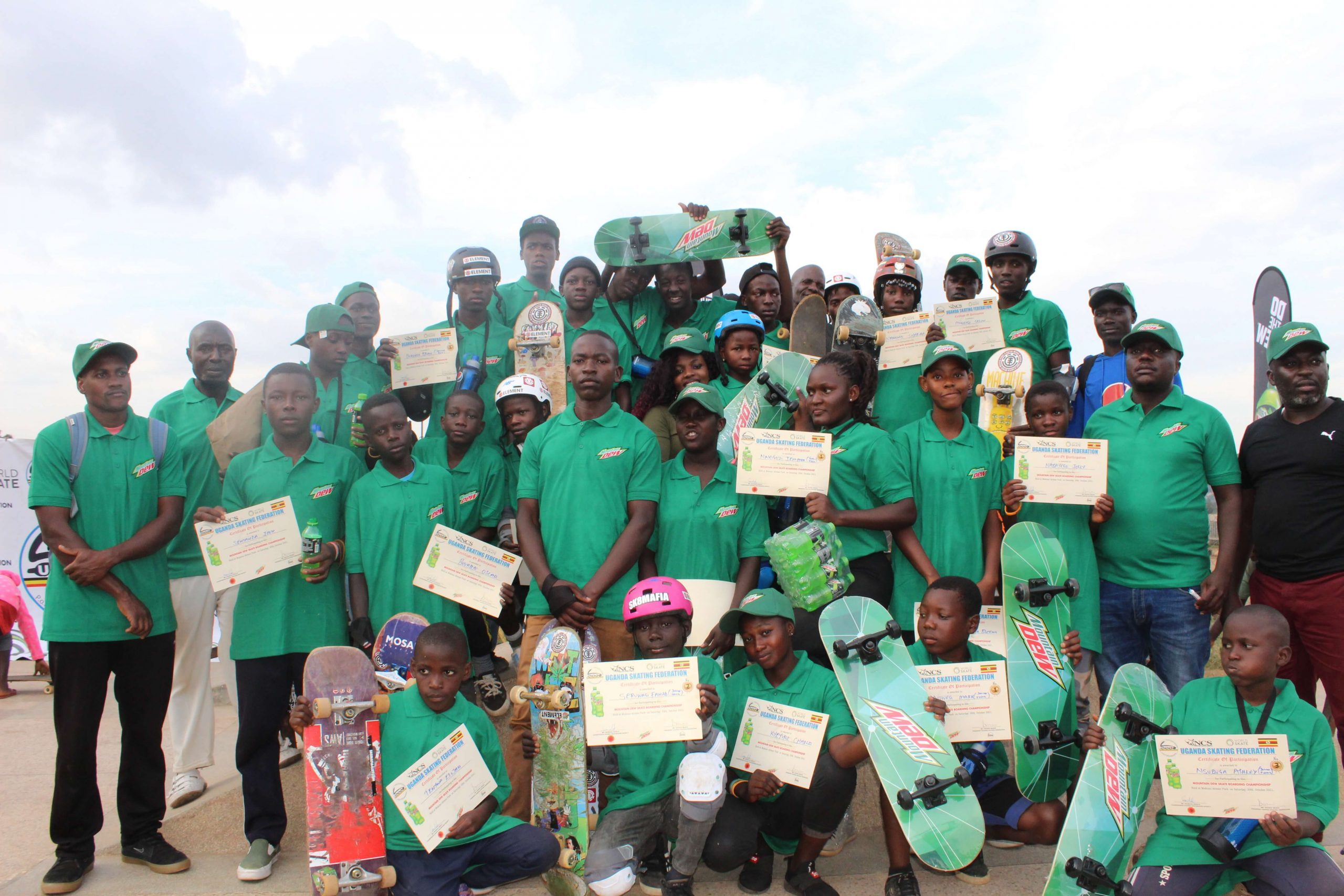 Mountain Dew Supports Uganda Skateboard Society 4 Mountain Dew Uganda Skateboard Society Group scaled