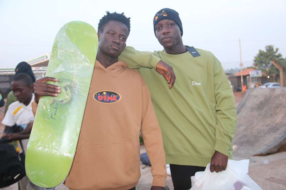 Uganda skateboard society and Dime MTL 41