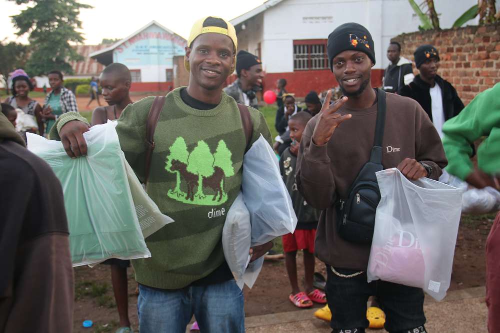 Uganda skateboard society and Dime MTL 60