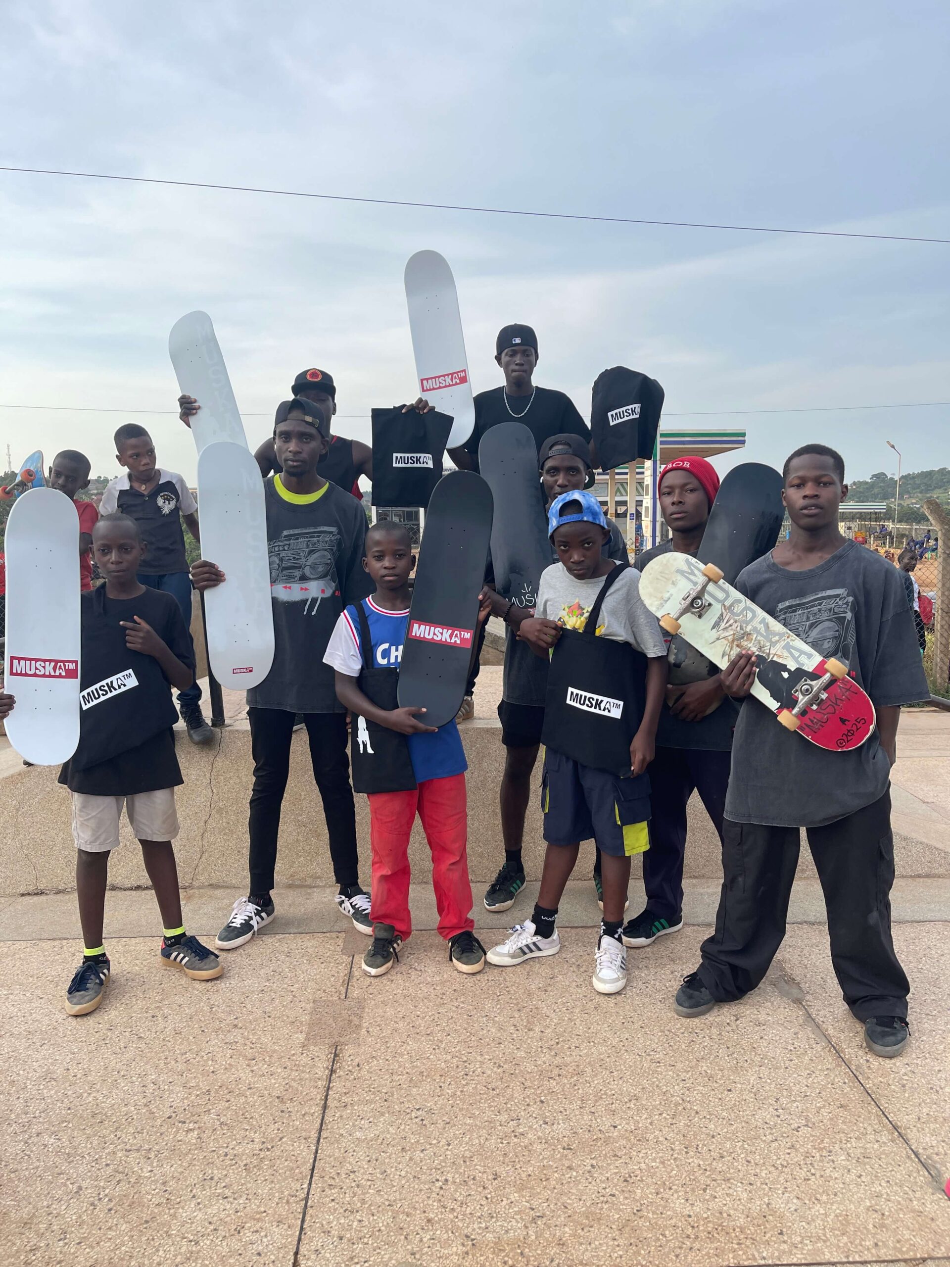HOME 10 Skate Legend Chad Muska Delivers Huge Donation to Uganda Skateboarding Society