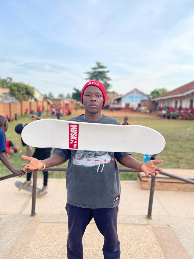 Chad Muska supports Uganda Skateboard
