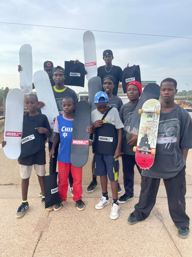 Skate donations UGANDA SKATEBOARD