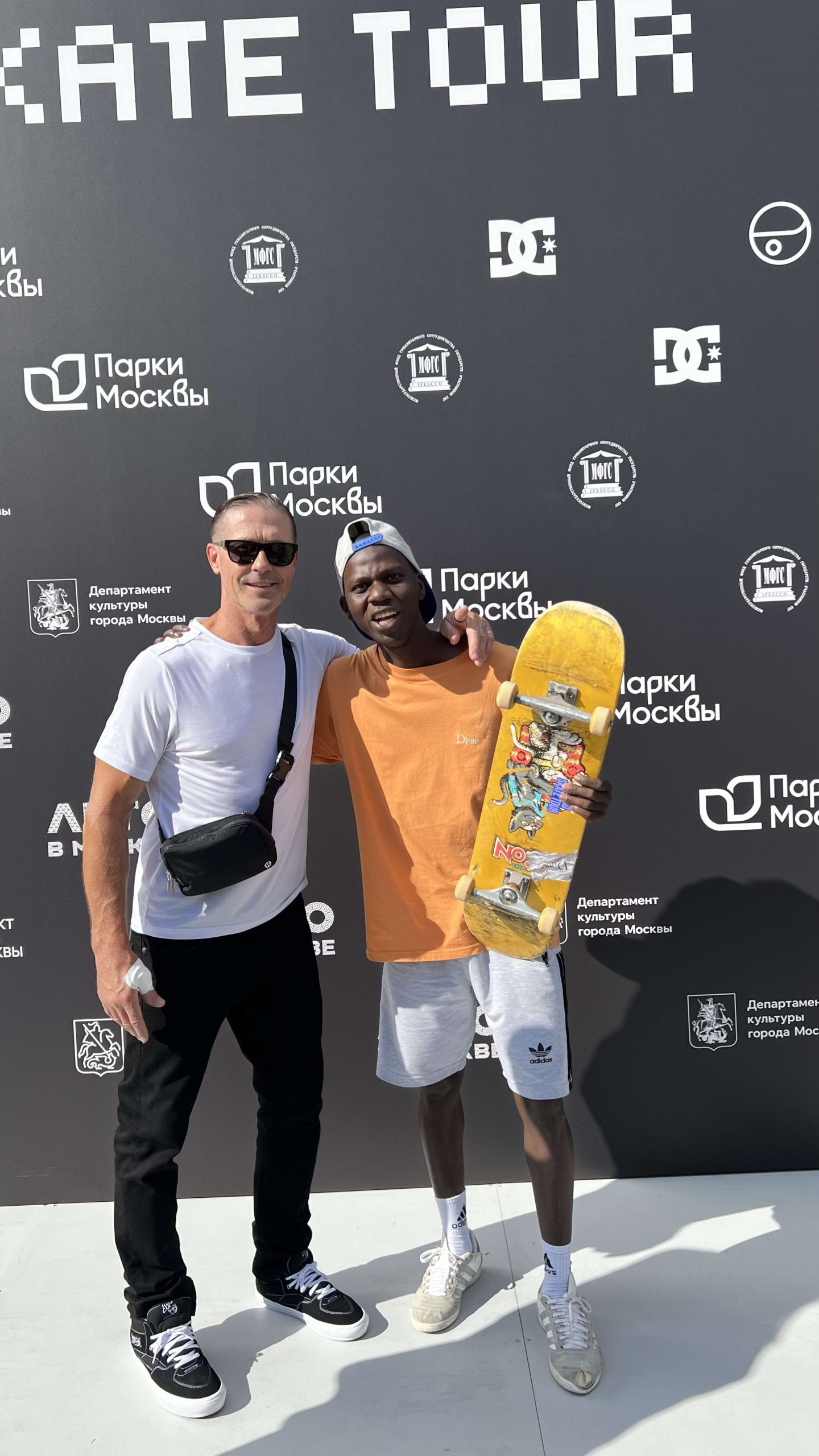 HOME 10 Uganda Skateboard Society Founder Meets Legendary Skater Danny Way in Moscow